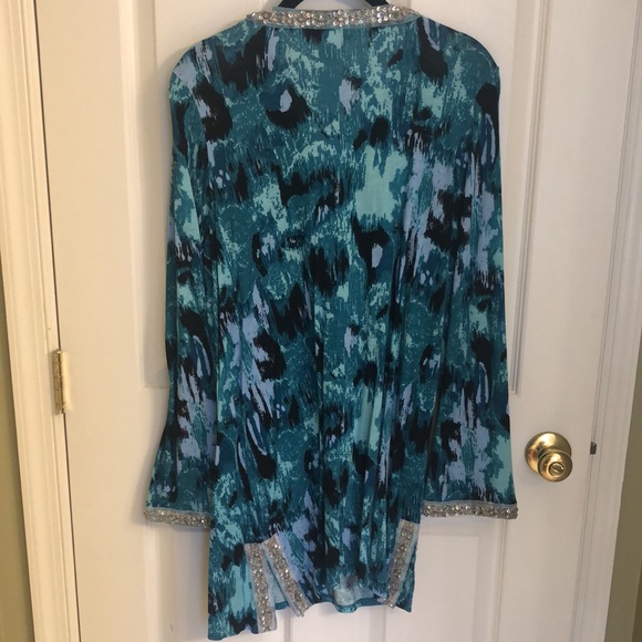 Cruise Wear & Co Swim Coverup with sequins - Picture 2 of 4